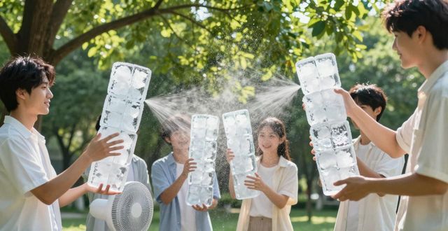大冰块降温方法_重庆渝北夏季防暑降温大冰块_大冰块户外活动使用时长